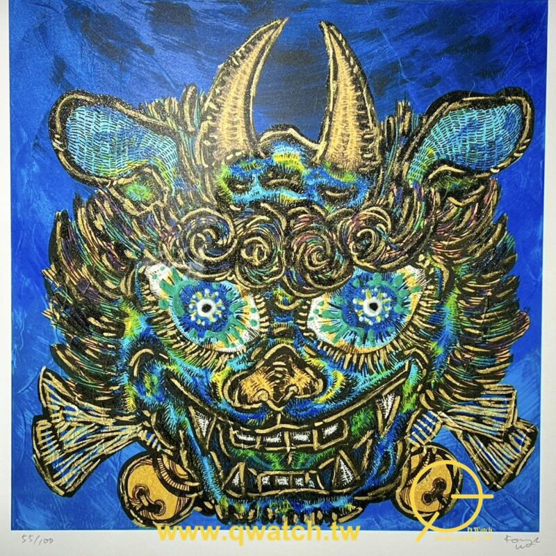 小松美羽《阿-空に向かって, 吽-大地に向かって》【價格請來電洽