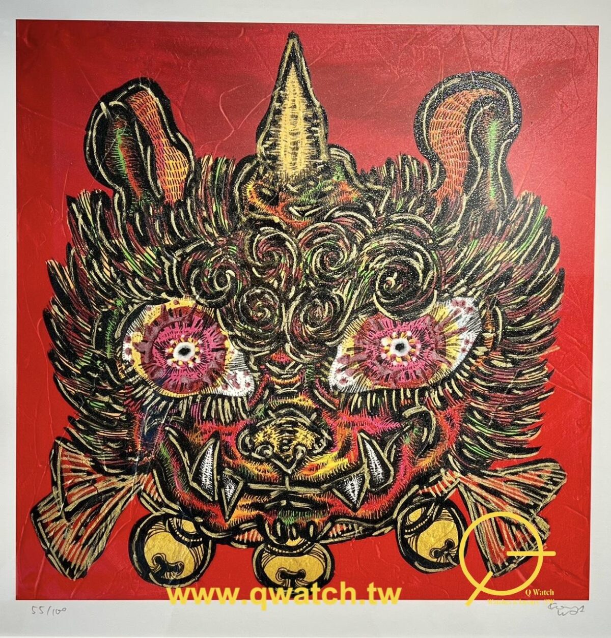 小松美羽《阿-空に向かって, 吽-大地に向かって》【價格請來電洽詢