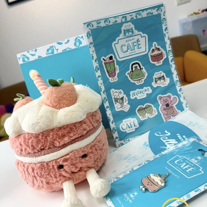 Jellycat 上海限定趣味蜜爾桃子蛋糕Amuseables Melbie Peach Cake