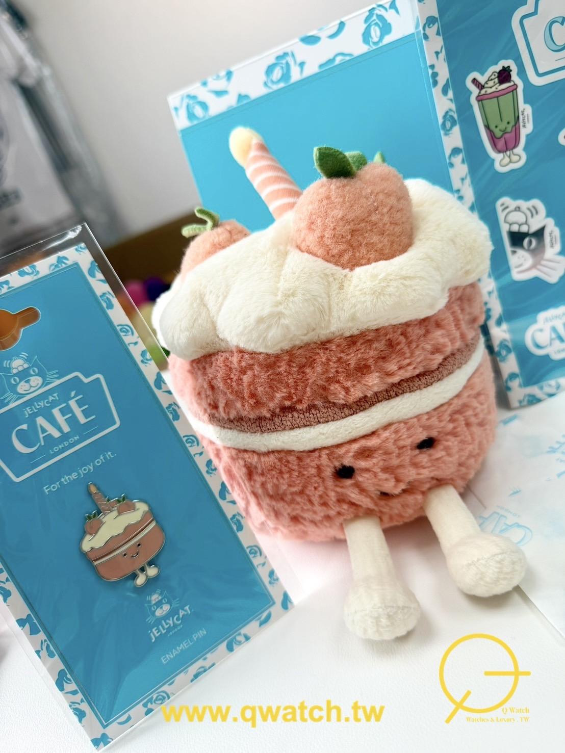 Jellycat 上海限定趣味蜜爾桃子蛋糕Amuseables Melbie Peach Cake