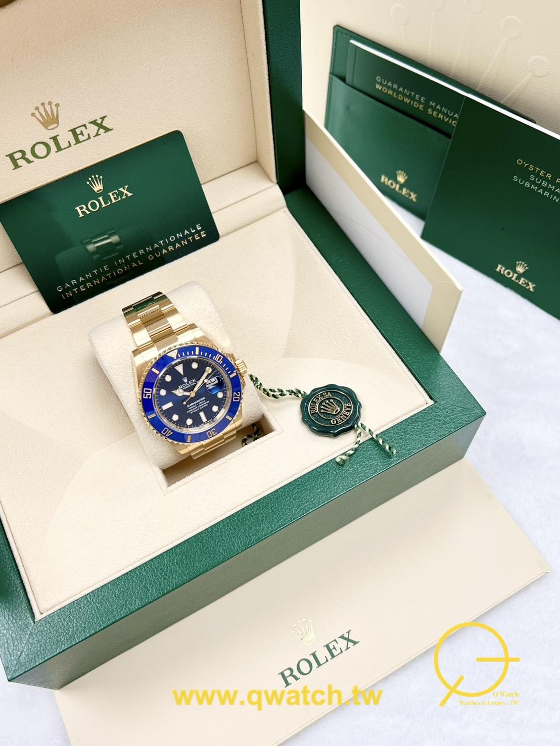 Rolex勞力士Submariner 🔹126618LB全黃金藍水鬼| 【Q Watch名錶交流